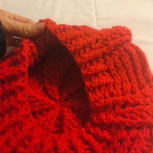 Red Knitted Beret